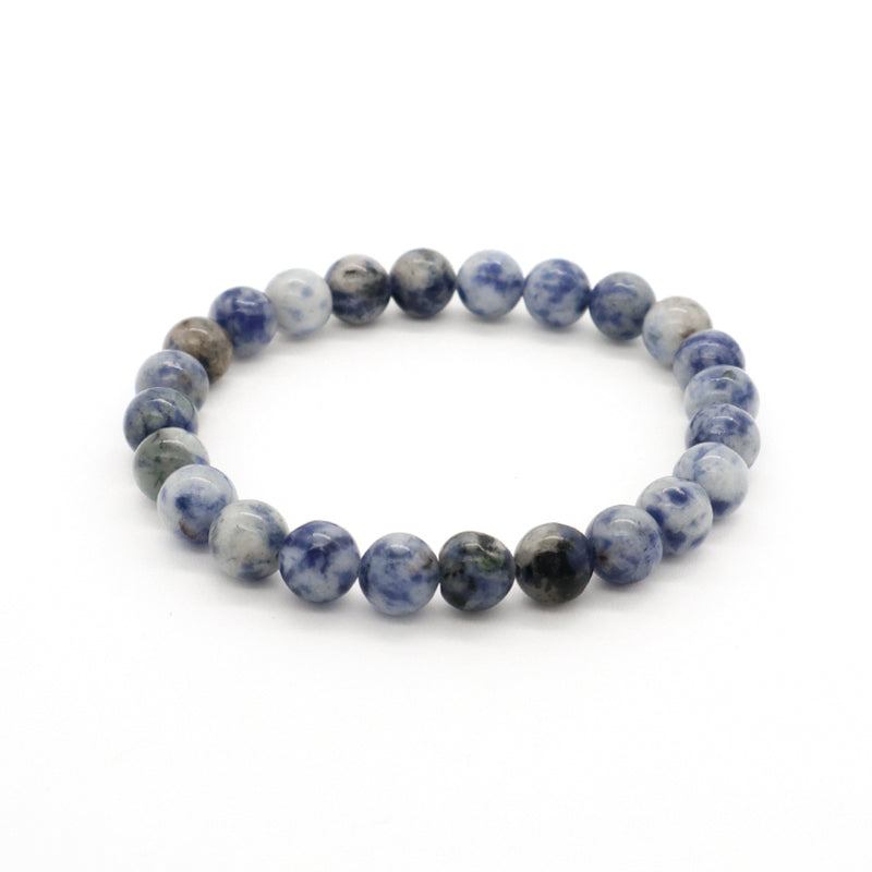 Wholesale Fashion Women Men Healing Elastic Handmade Bracelet Jewelry Custom Factory OEM Gift 8mm Natural Stone Beads Bracelet