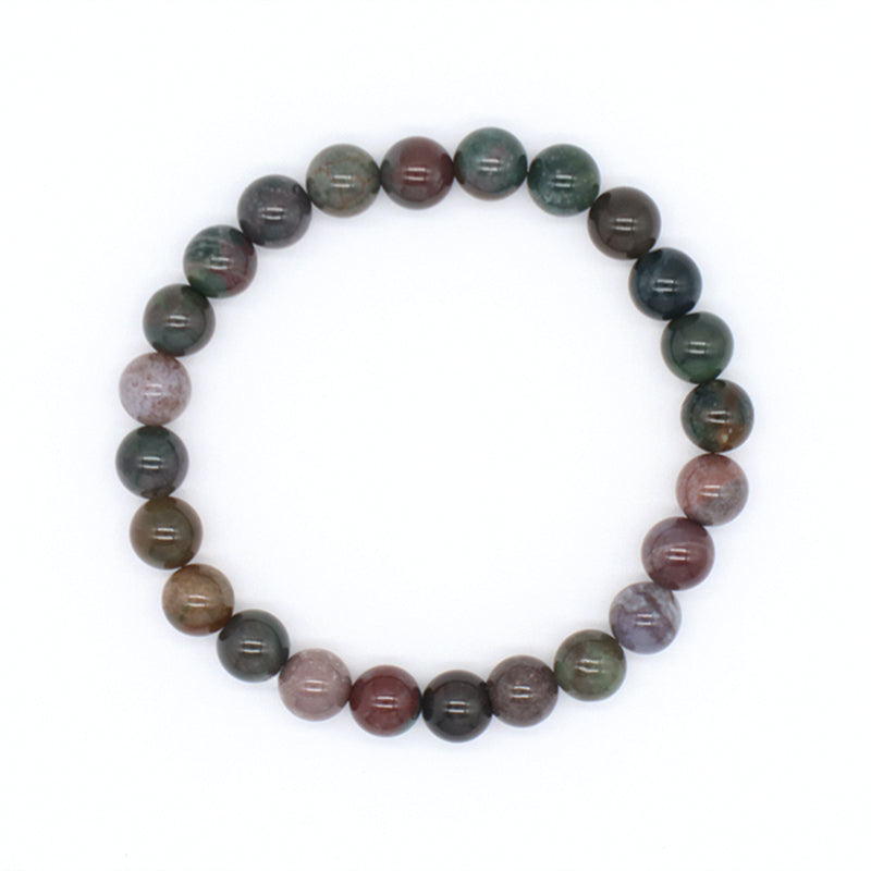 Handmade Wholesale Customized OEM Factory Fashionable Jewelry Healing Elastic 8mm Natural Stone Beads Bracelet For Women Men