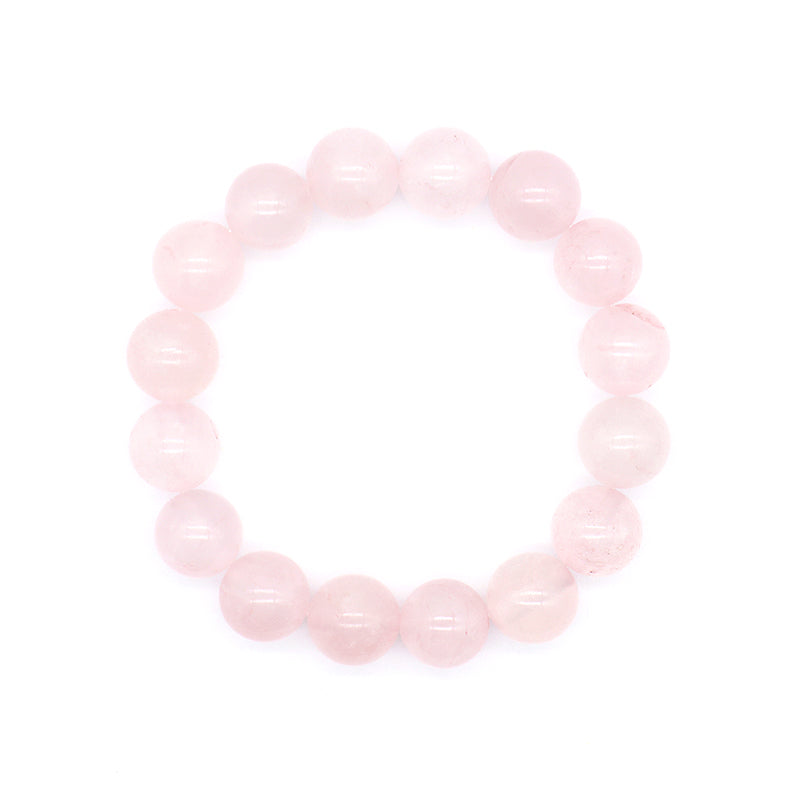 New Bulk Sale Jewelry Custom OEM Factory Healing Energy YoGa Elastic Handmade 12mm Natural Stone Bead Bracelet For Men Women