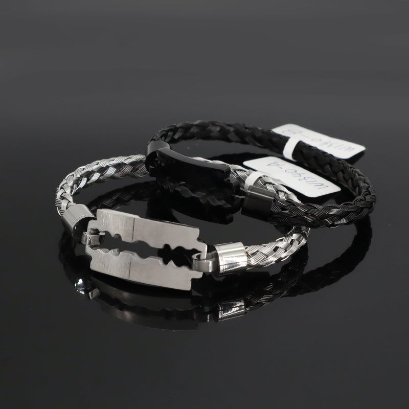 Hot Selling Custom Personality Wholesale Manufacture Factory Jewelry No Tarnish Stainless Steel Bangle Bracelet For Women Men