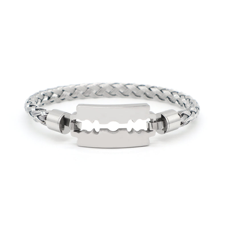 Hot Selling Custom Personality Wholesale Manufacture Factory Jewelry No Tarnish Stainless Steel Bangle Bracelet For Women Men