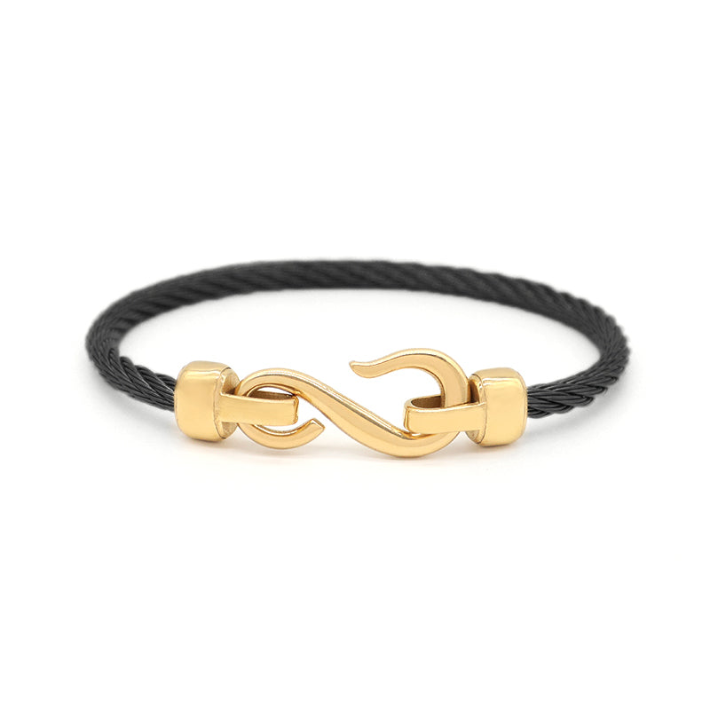 Fashion Design Factory Wholesale Trendy Women Custom Gold Plated Rose Gold Stainless Steel Bangle Bracelet For Jewelry Making