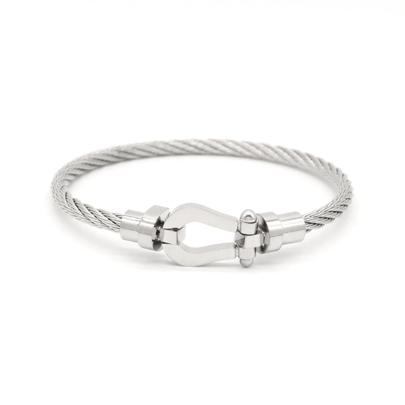 Simple Design Custom Factory Wholesale Jewelry Gold Plated Rose Gold Twist Stainless Steel Bangle Bracelet For Women Men
