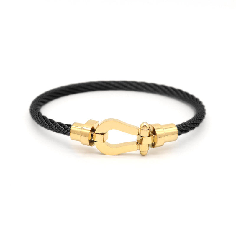 Fashion Design Factory Wholesale Trendy Women Custom Gold Plated Rose Gold Stainless Steel Bangle Bracelet For Jewelry Making