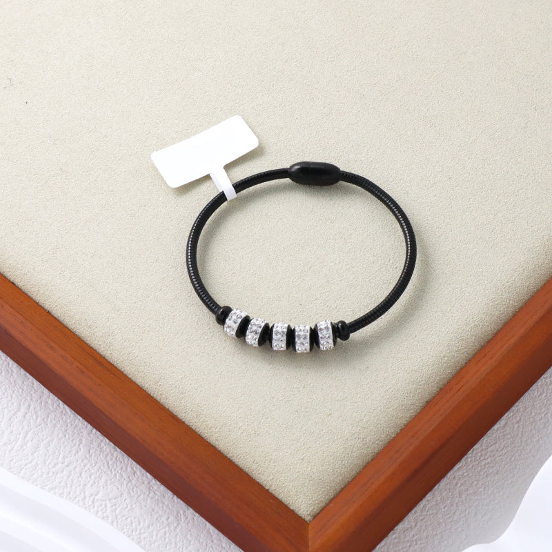 Unique Design Custom Wholesale Factory Jewelry Black Stainless Steel Cuff Bracelet Bangle For Women