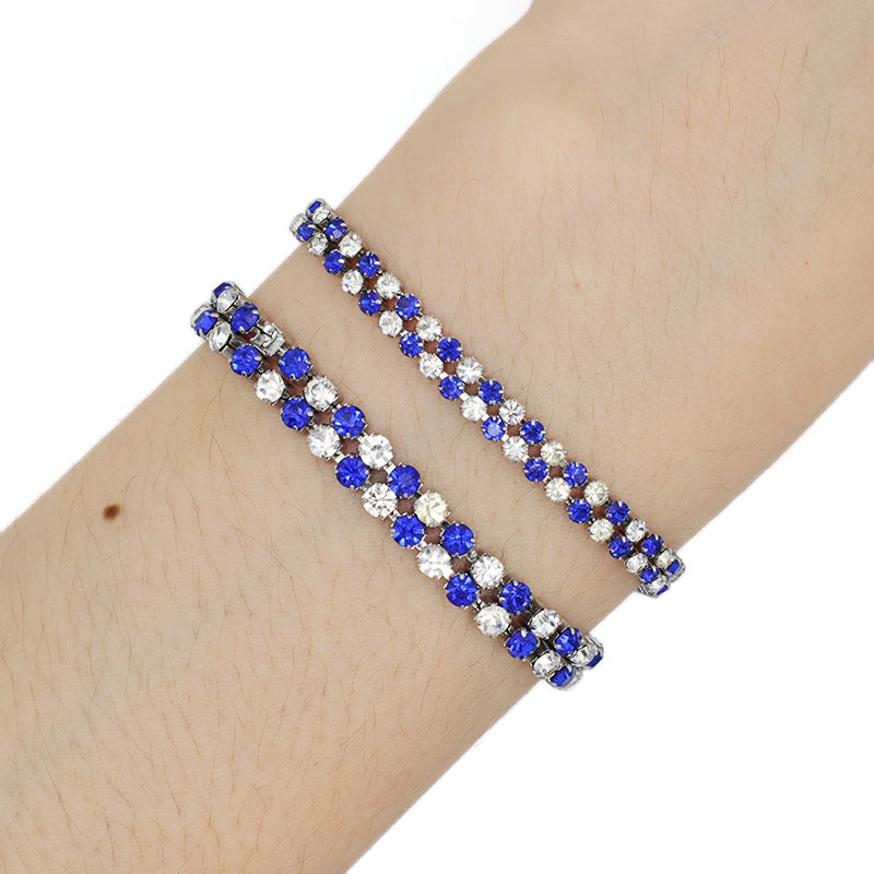 Fashion Women Jewelry Newest Wholesale Manufacture Customized Factory Ajustable No Tarnish Stainless Steel Micro Pave CZ Bangle Bracelet
