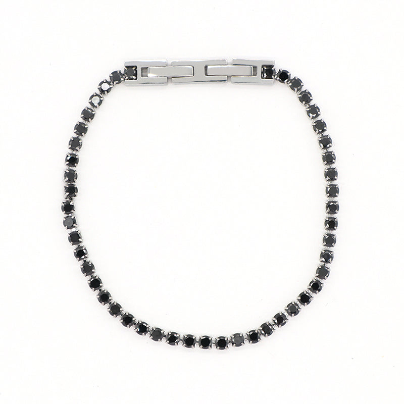 Fashion Women Jewelry Manufacture Various Color New Wholesale Custom China Factory Ajustable No Tarnish Stainless Steel Micro Pave CZ Bracelet Bangle