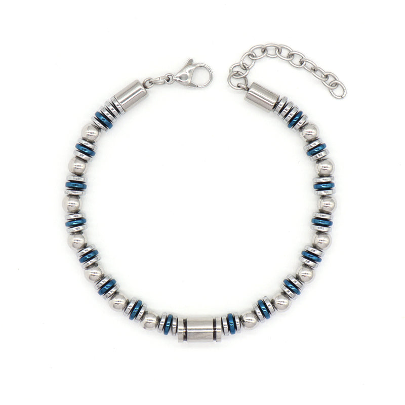 Fashion Women Jewelry Wholesale Customized China Factory Manufacture Star Charm Bangle Gift Ajustable Blue Grey Stainless Steel Star Bracelet