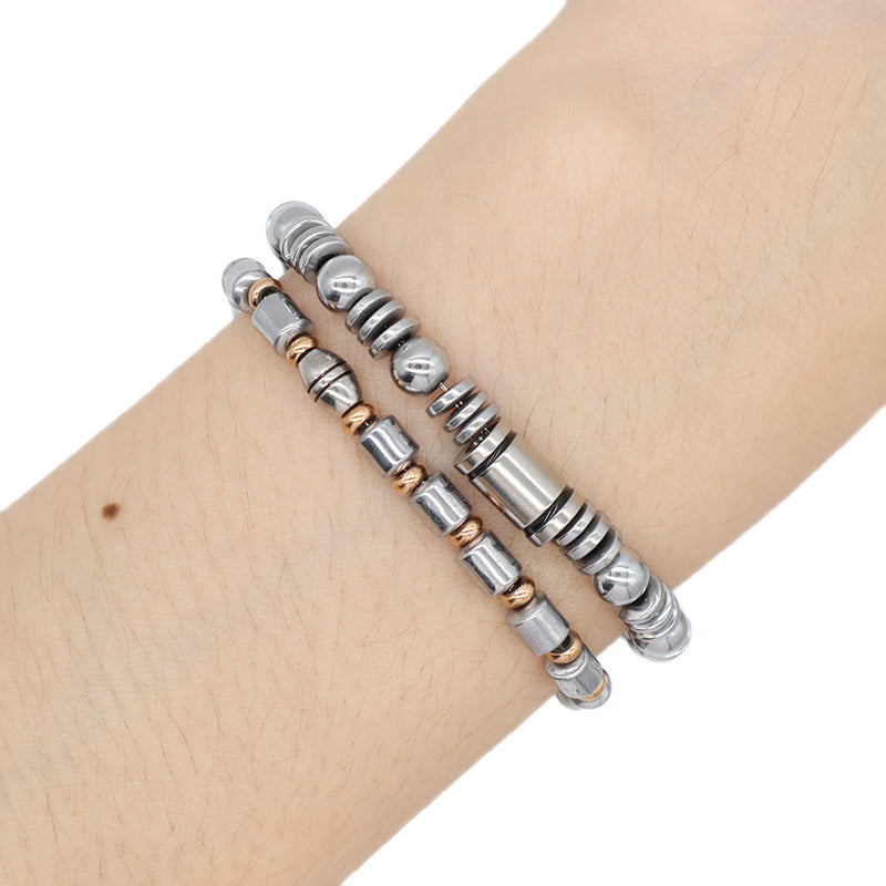 Newest Customized Wholesale China Factory Fashionable Manufacture Jewelry Gift Bangle Women Ajustable Gold Plated Beads Charm Stainless Steel Bracelet
