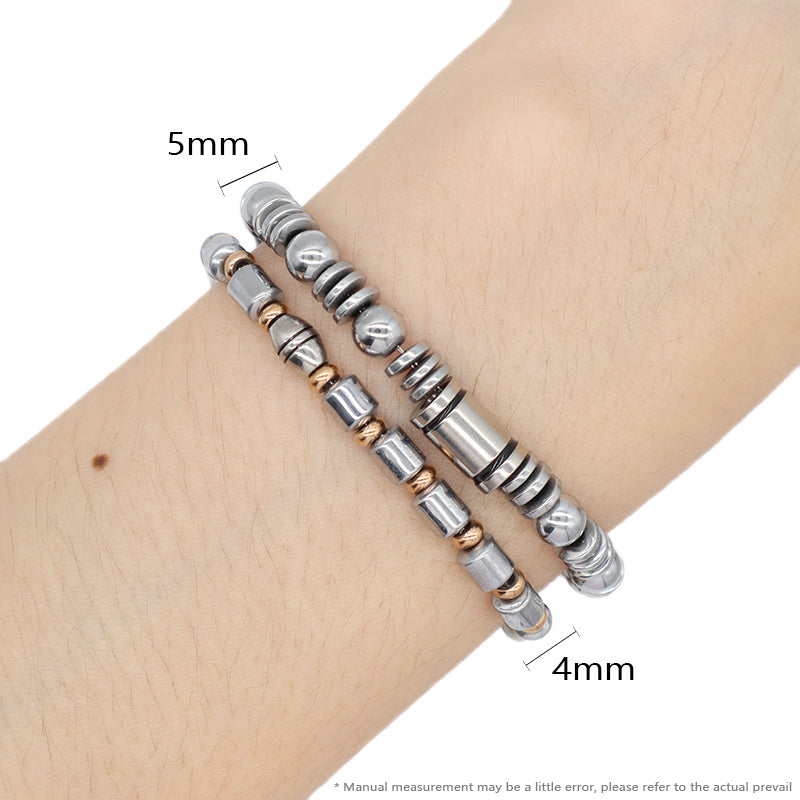 Newest Customized Wholesale China Factory Fashionable Manufacture Jewelry Gift Bangle Women Ajustable Gold Plated Beads Charm Stainless Steel Bracelet
