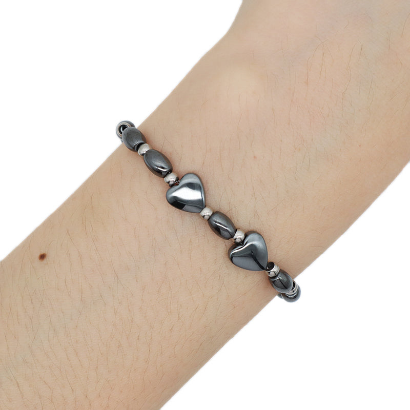 New Women Fashion Jewelry Wholesale Manufacture Custom Factory Ajustable Stainless Steel Heart Bangle Bracelet