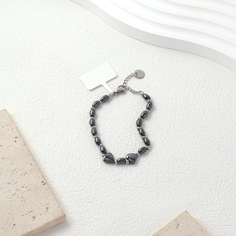 New Women Fashion Jewelry Wholesale Manufacture Custom Factory Ajustable Stainless Steel Heart Bangle Bracelet