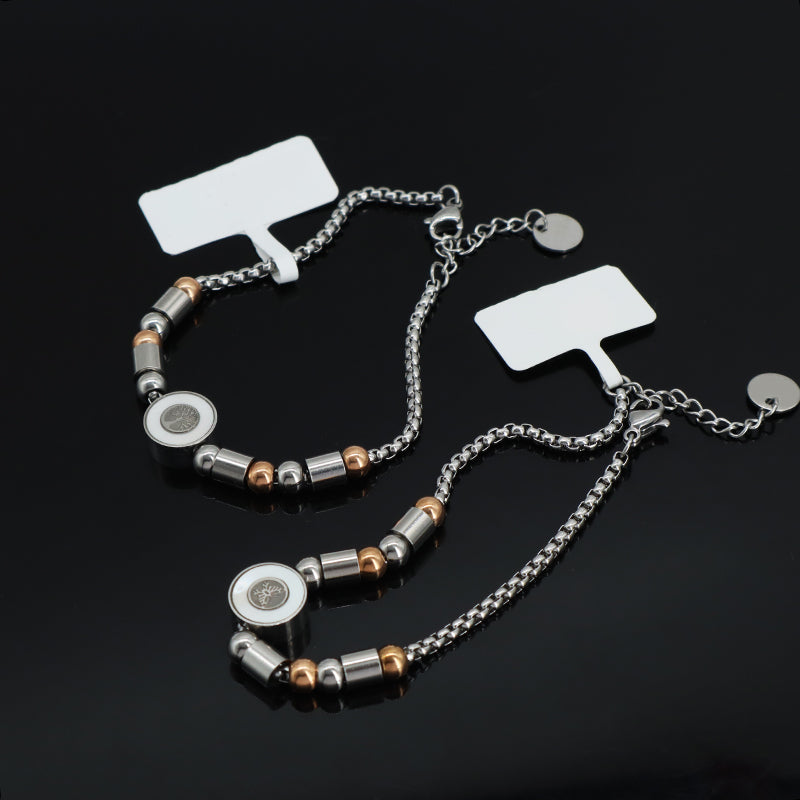 Manufacture Women Customized Wholesale China Factory Fashionable Ajustable Jewelry Gift No Tarnish Stainless Steel Life Tree Butterfly Charm Bracelet Bangle
