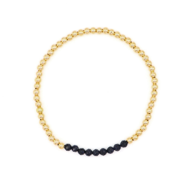 Wholesale Handmade OEM Custom Gemstone Elastic Energy Yoga Bracelet Jewelry 3mm Healing Natural Stone Beaded Bracelet For Women