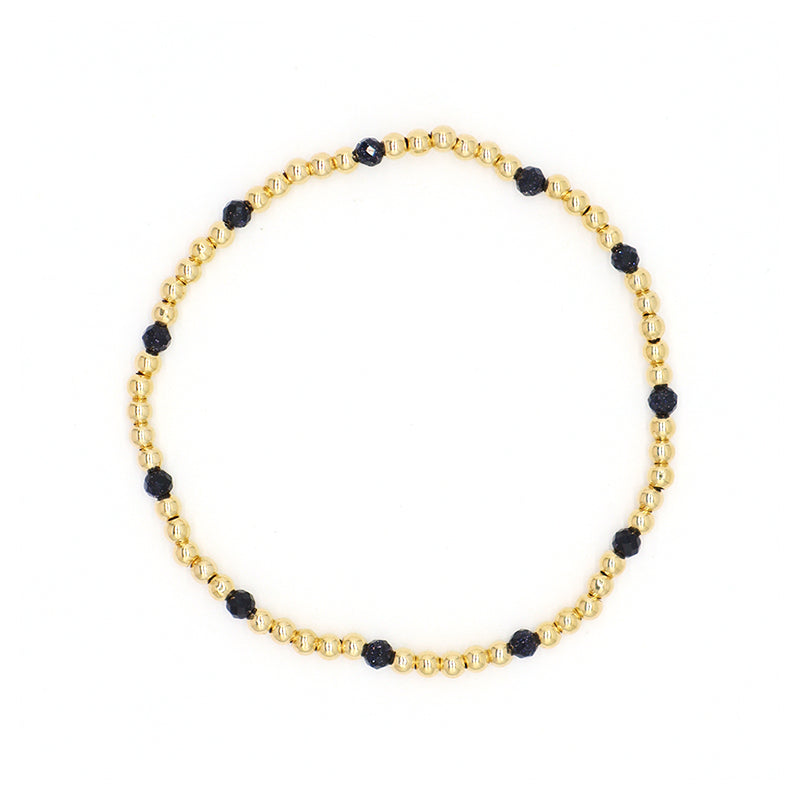 Wholesale Handmade OEM Custom Gemstone Elastic Energy Yoga Bracelet Jewelry 3mm Healing Natural Stone Beaded Bracelet For Women