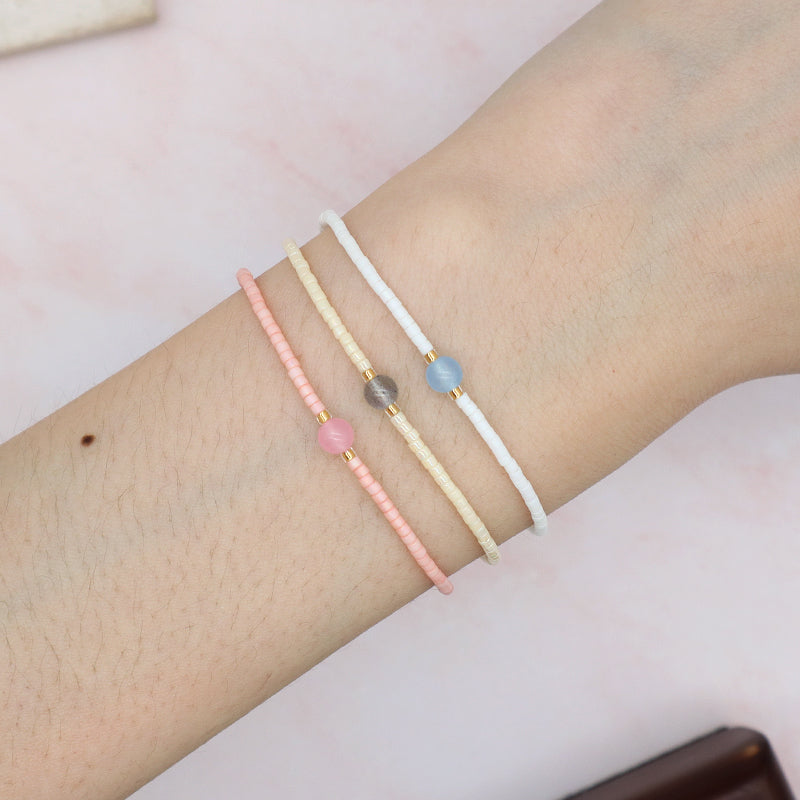 New Bulk Sale Factory Manufacture Fashion Women Jewelry Custom Handmade Adjustable Braided Woven Macrame Miyuki Beaded Bracelet