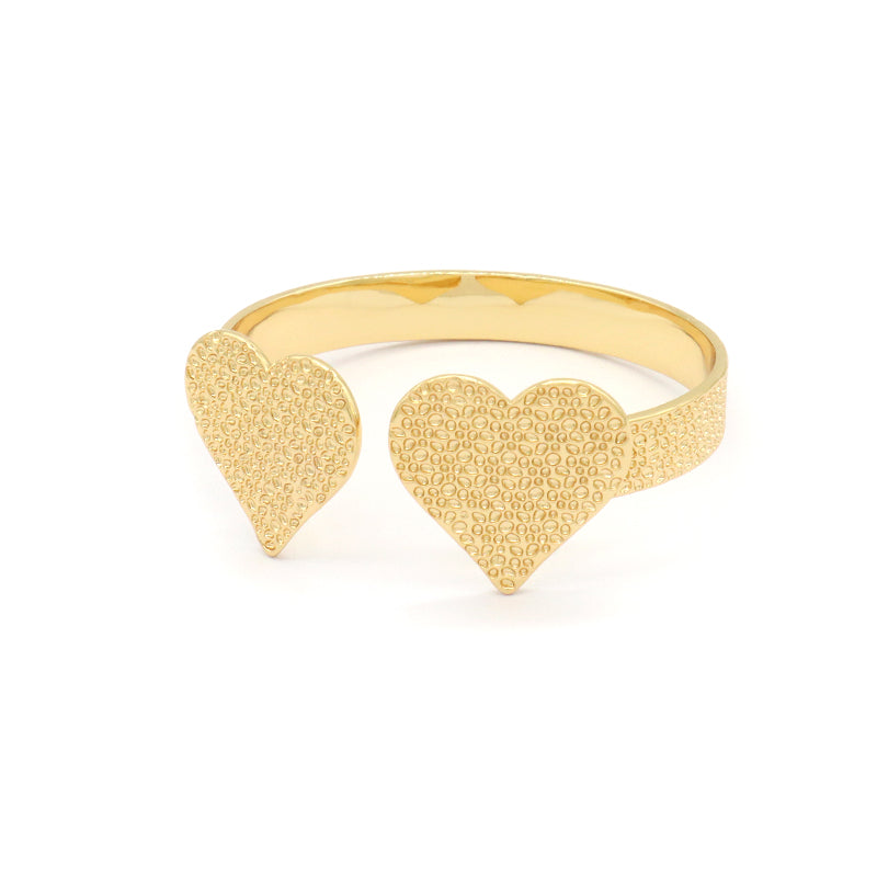 Wholesale Fashion Design Newest Customized Women Gift Factory Manufacture Gold Plated CZ Cuff Bangle Bracelet
