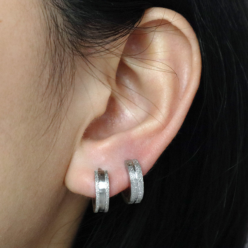 New Bulk Sale Custom Manufacture Fashion Wholesale Earring Hoop Jewelry No Tarnish Stainless Steel Hoop Earrings For Women Gift