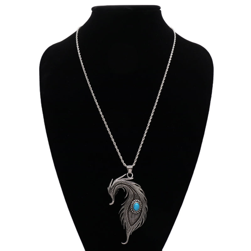 Newest Wholesale Fashionable Customized Jewelry Gold Plated Stainless Steel Natural Stone Pendant Necklace For Men Women