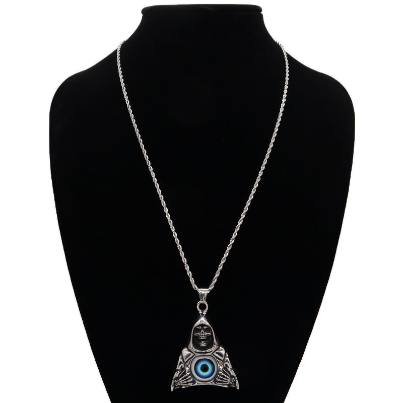 Hot Selling Custom New Manufacture Wholesale Fashion Skull Men Women Jewelry No Tarnish Stainless Steel Skull Pendant Necklace