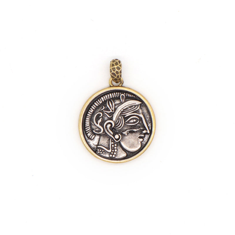 Wholesale Custom Women Men Round Necklace Charm Jewelry Gold Plated Vintage Owl Head Sculpture Pendant For Jewelry Making