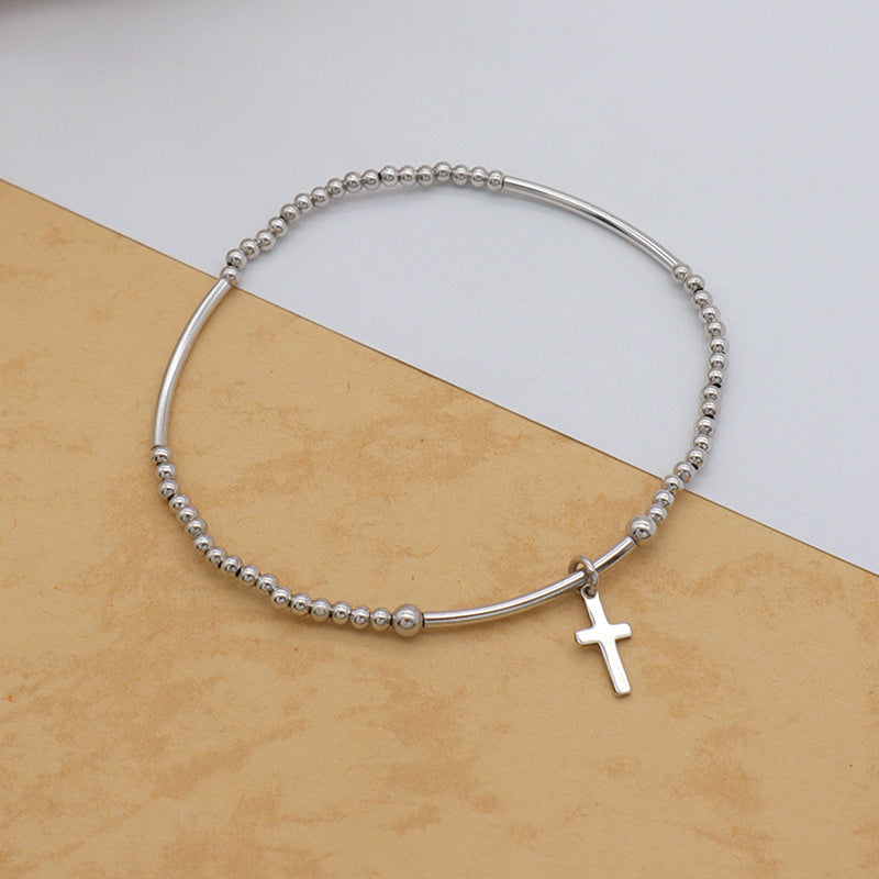 2022 trendy bracelet High quality natural fresh water pearl 925 sterling silver bracelets beaded bracelet