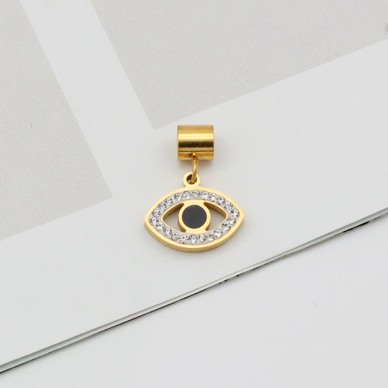 2023 Wholesale Custom New trendy jewelry pendants 18K gold plated stainless steel charms