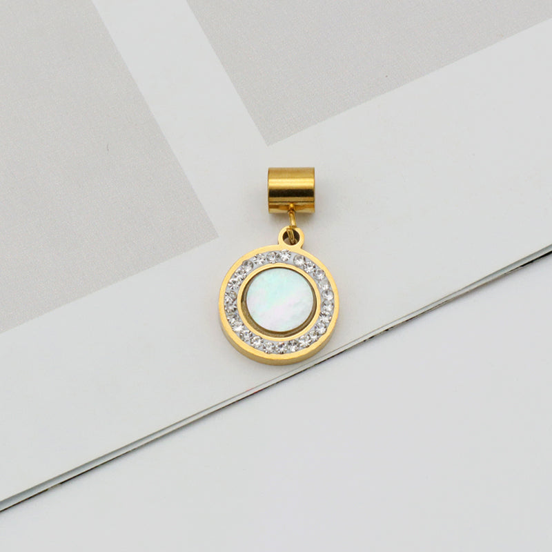 2023 Wholesale Custom New trendy jewelry pendants 18K gold plated stainless steel charms