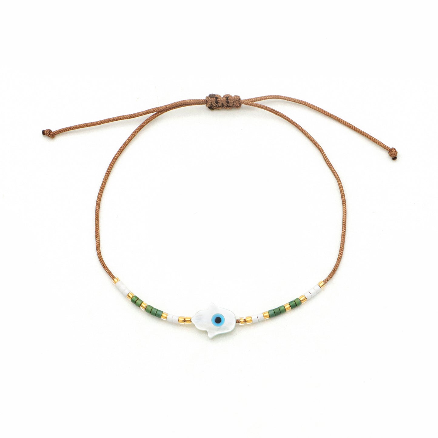 Various Custom Butterfly Flower Heart Eye Shell Charm Miyuki bracelet Jewelry Handmade Ajustable miyuki bead evil eyes bracelet