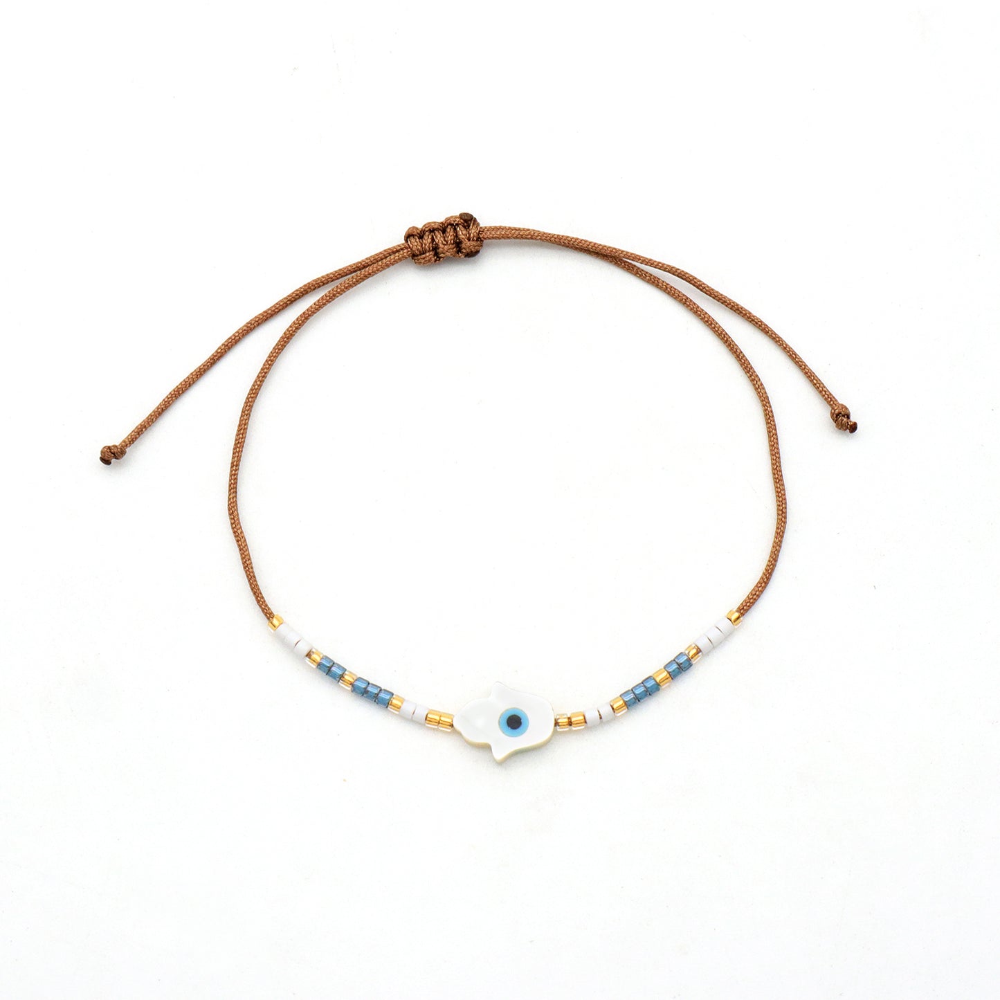 Various Custom Butterfly Flower Heart Eye Shell Charm Miyuki bracelet Jewelry Handmade Ajustable miyuki bead evil eyes bracelet