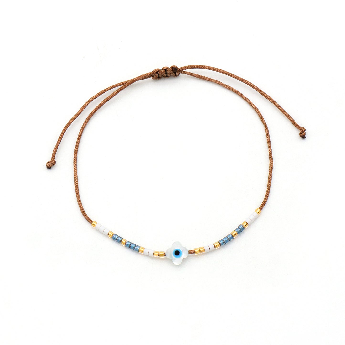 Various Custom Butterfly Flower Heart Eye Shell Charm Miyuki bracelet Jewelry Handmade Ajustable miyuki bead evil eyes bracelet