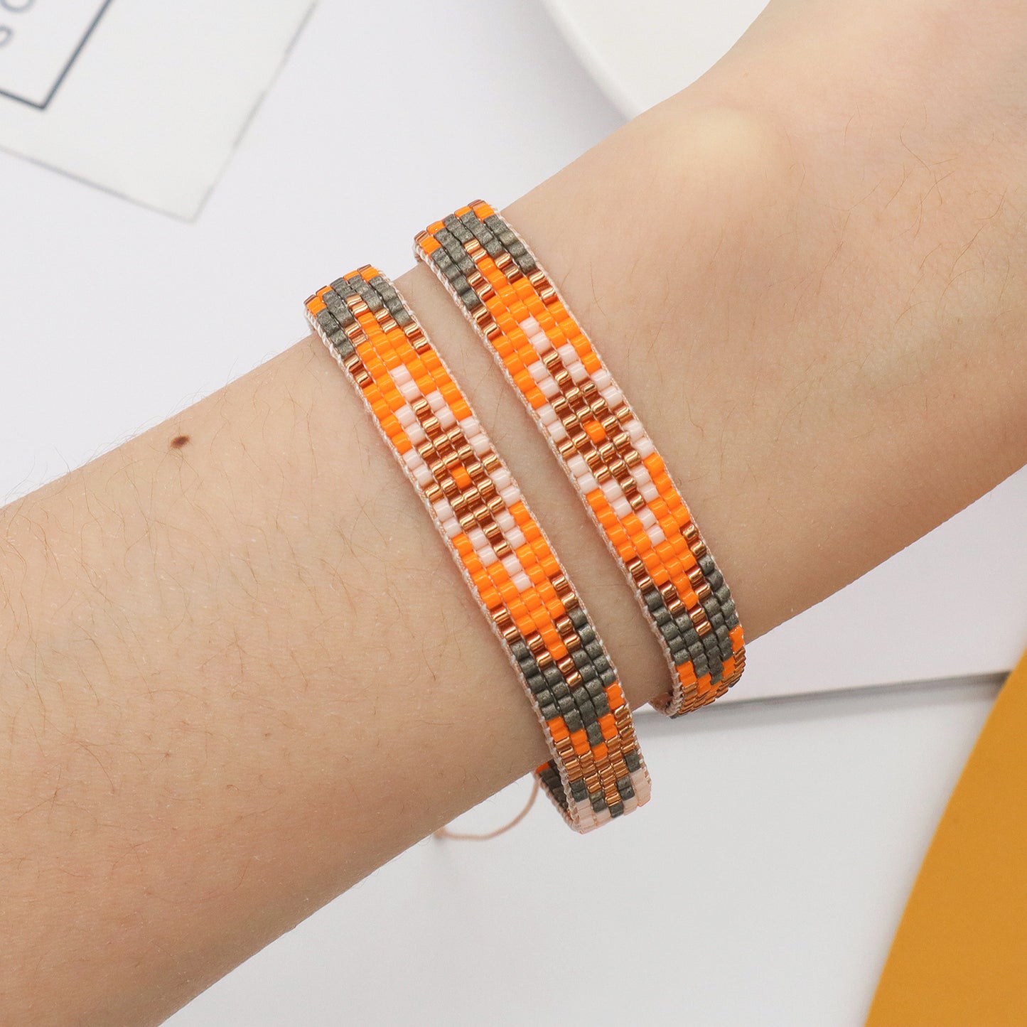 New Arrival Handmade Customized Trendy Miyuki Seed Beads bracelet bangle adjustable Boho Miyuki Bracelet jewelry for Women