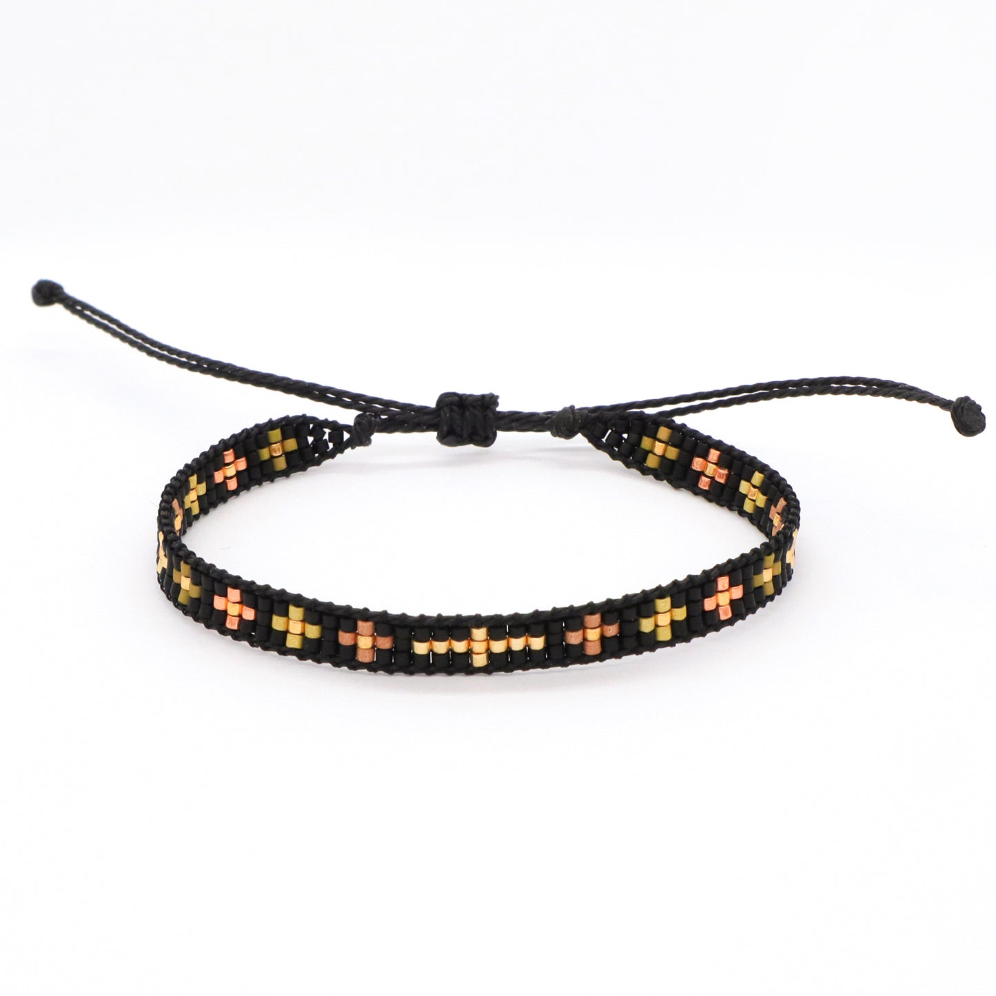 Women Fashion Customized Woven Cross Miyuki Seed Beads bracelet bangle jewelry Bohemian adjustable Handmade Miyuki Bracelet