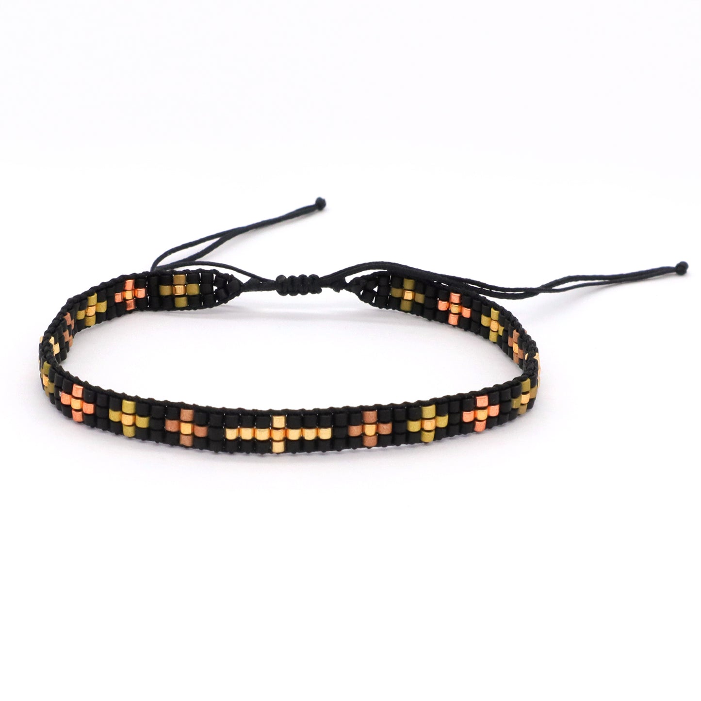 Women Fashion Customized Woven Cross Miyuki Seed Beads bracelet bangle jewelry Bohemian adjustable Handmade Miyuki Bracelet