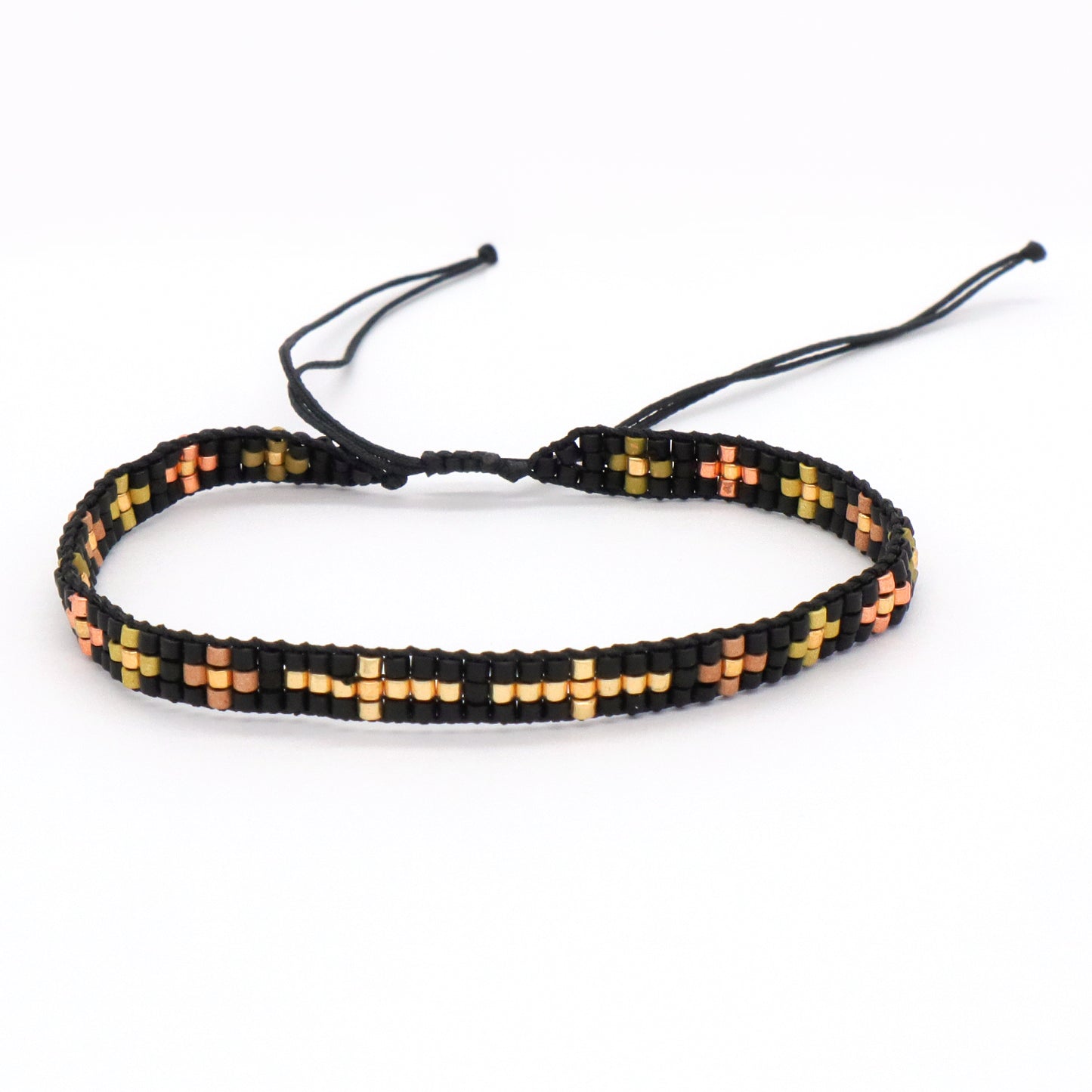 Women Fashion Customized Woven Cross Miyuki Seed Beads bracelet bangle jewelry Bohemian adjustable Handmade Miyuki Bracelet