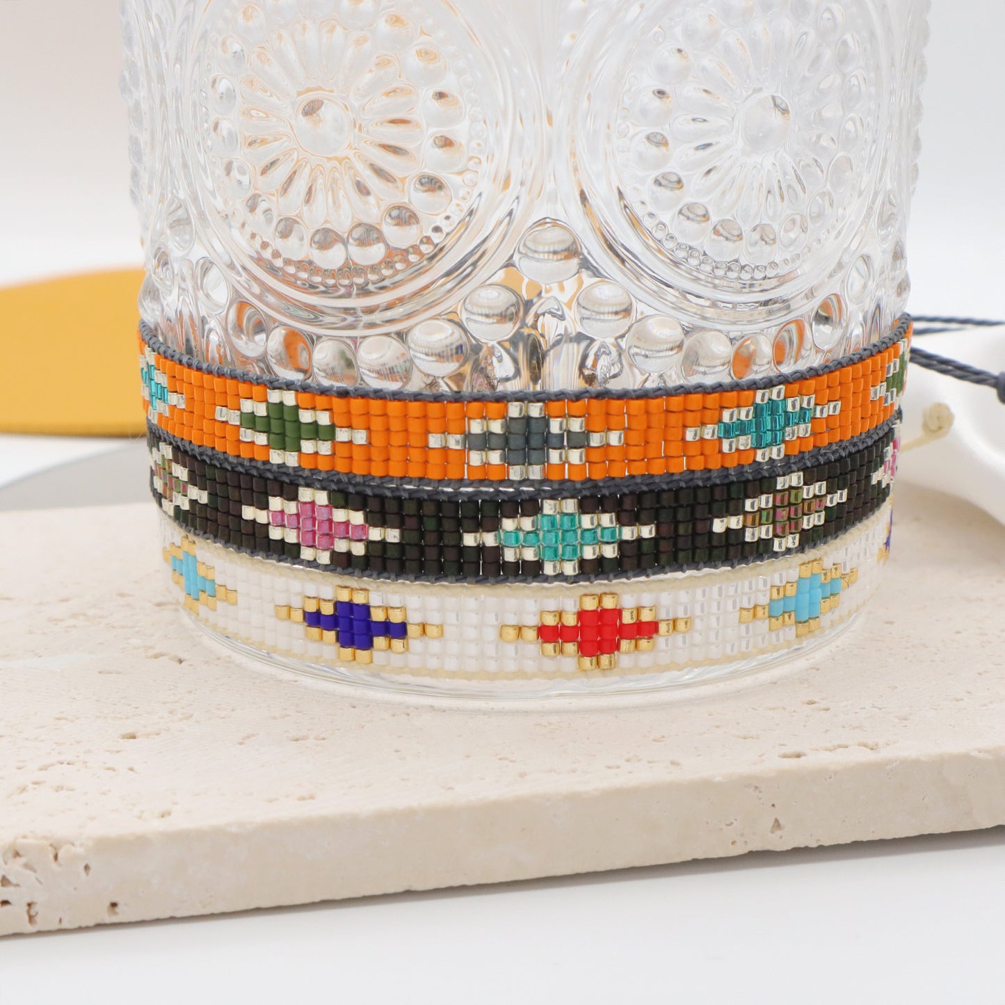 Multi color New Fashion Customized adjustable Handmade Colorful Woven Miyuki Beads bracelet bangle Jewelry for Teen Girl Women