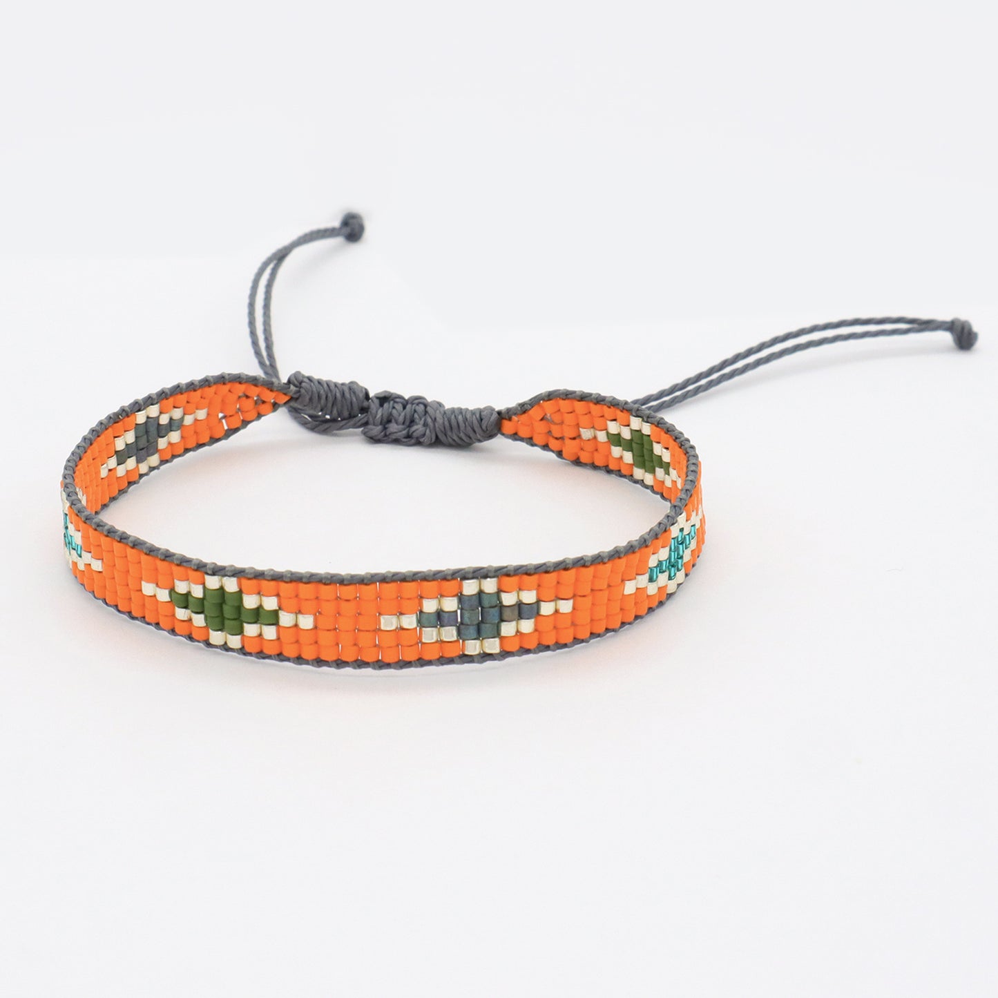 Multi color New Fashion Customized adjustable Handmade Colorful Woven Miyuki Beads bracelet bangle Jewelry for Teen Girl Women