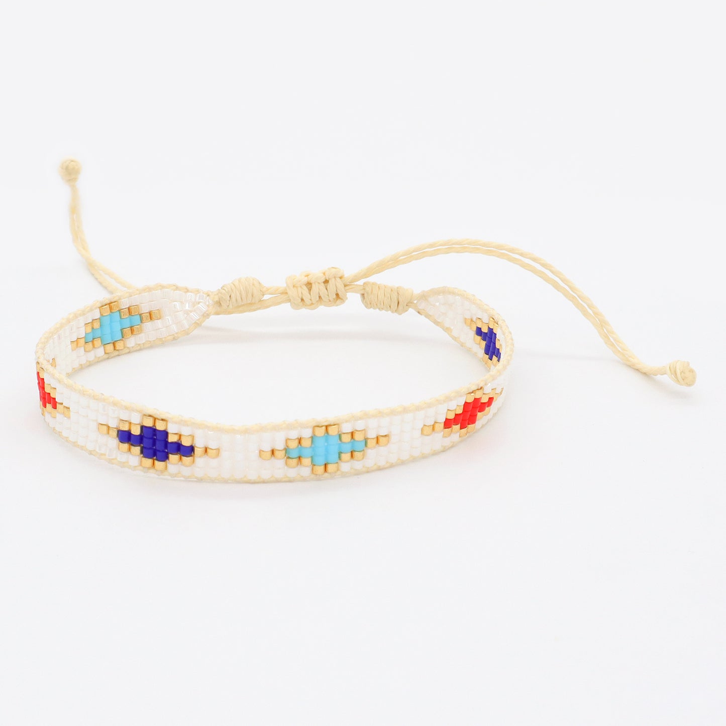 Multi color New Fashion Customized adjustable Handmade Colorful Woven Miyuki Beads bracelet bangle Jewelry for Teen Girl Women