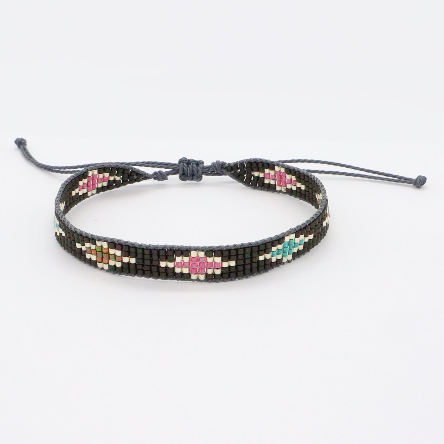 Multi color New Fashion Customized adjustable Handmade Colorful Woven Miyuki Beads bracelet bangle Jewelry for Teen Girl Women