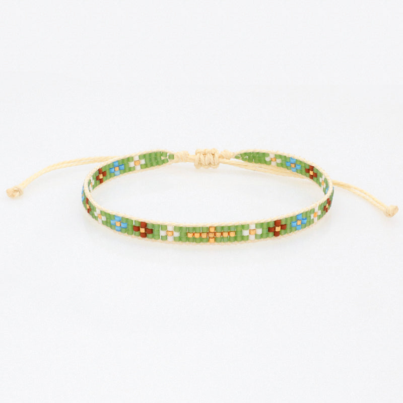 Wholesale Trending Jewelry Custom Women adjustable Seed Beads Friendship Miyuki bracelet Handmade Colorful Woven Miyuki bracelet