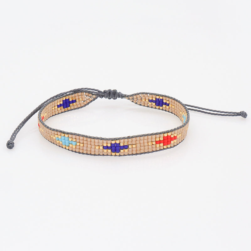 Multi Color Custom Handmade Miyuki Bracelet Jewelry adjustable Colorful Woven Bohemian Japanese Miyuki Beads bracelet for Women