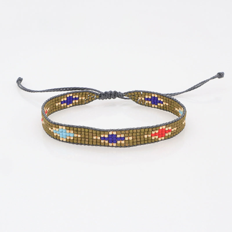 Multi Color Custom Handmade Miyuki Bracelet Jewelry adjustable Colorful Woven Bohemian Japanese Miyuki Beads bracelet for Women
