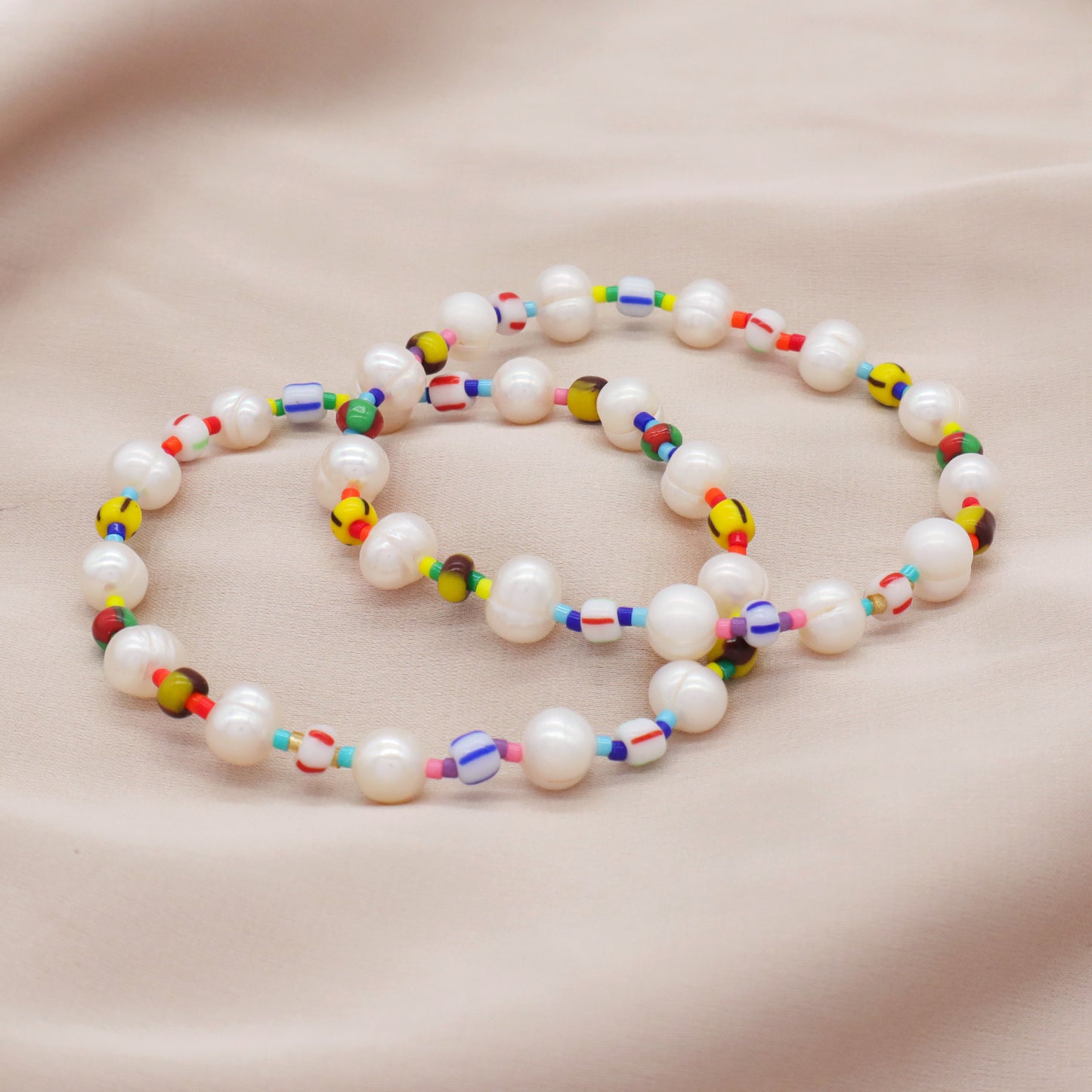 2022 Newest Wholesale custom pearl beads bracelets jewelry Handmade fresh water pearl beaded bracelet For women girls kids