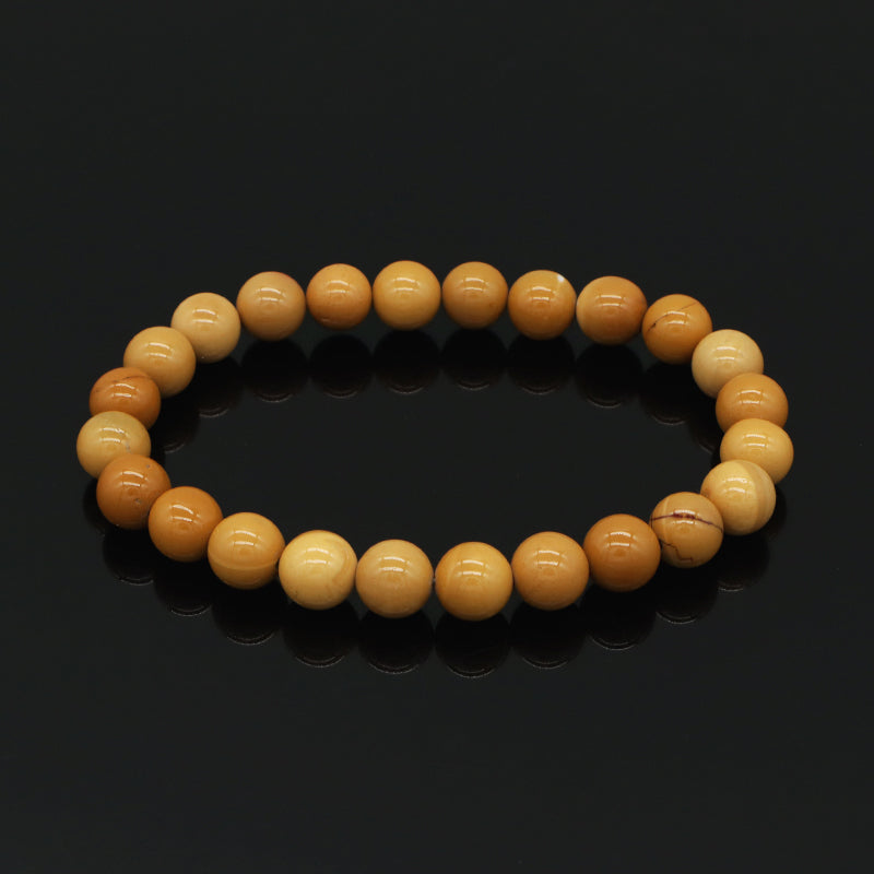 Custom OEM Handmade 8mm Clear Quartz Pink Aventurine Eagle Eye Agate Labradorite Gemstone Elastic Natural Stone Beads Bracelet