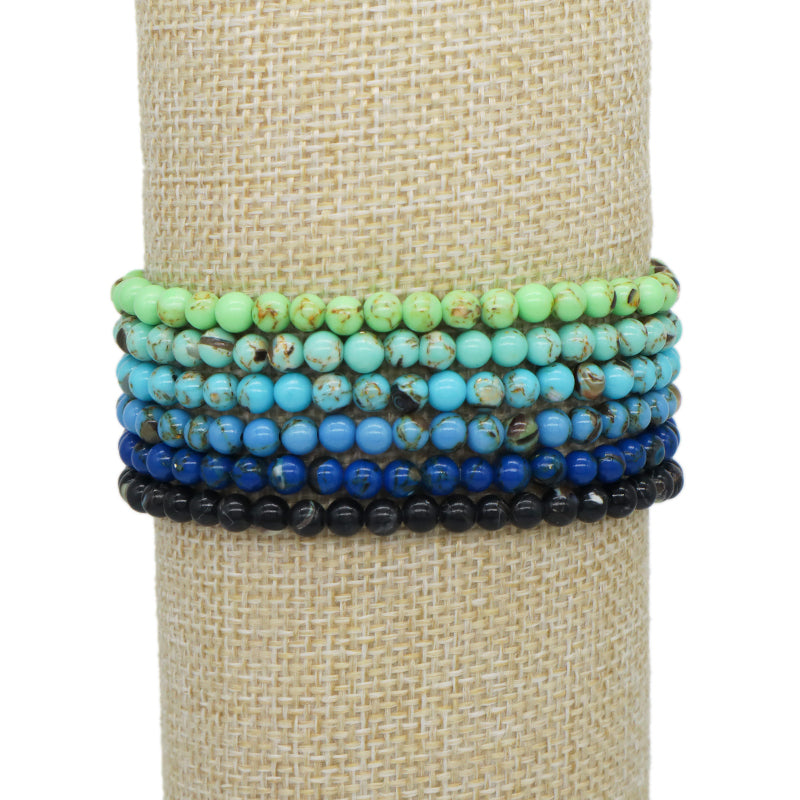 Custom Fashion Jewelry Adjustable Women Men Handmade Cord Braided 4mm Natural Colorful Jade Beads Macrame Friendship Bracelet