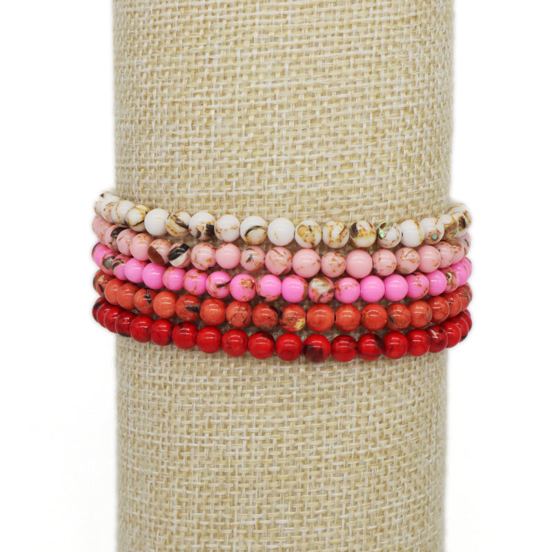 New Arrival Customized Fashion Handmade Adjustable Cord Braided Macrame 4mm Natural Colorful Jade Beads Bracelet For Women Men