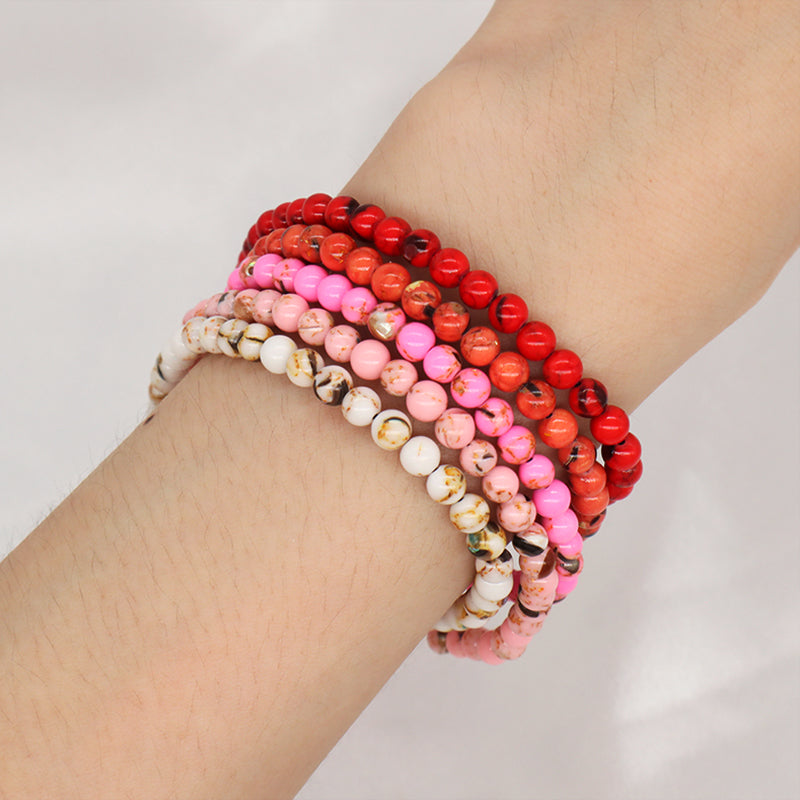 New Arrival Customized Fashion Handmade Adjustable Cord Braided Macrame 4mm Natural Colorful Jade Beads Bracelet For Women Men