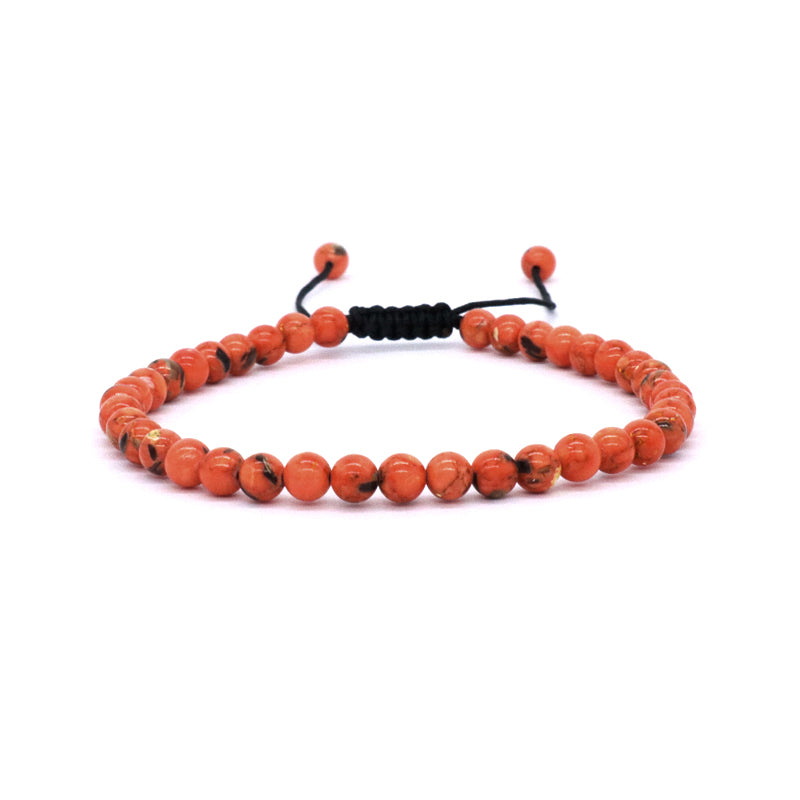 New Arrival Customized Fashion Handmade Adjustable Cord Braided Macrame 4mm Natural Colorful Jade Beads Bracelet For Women Men