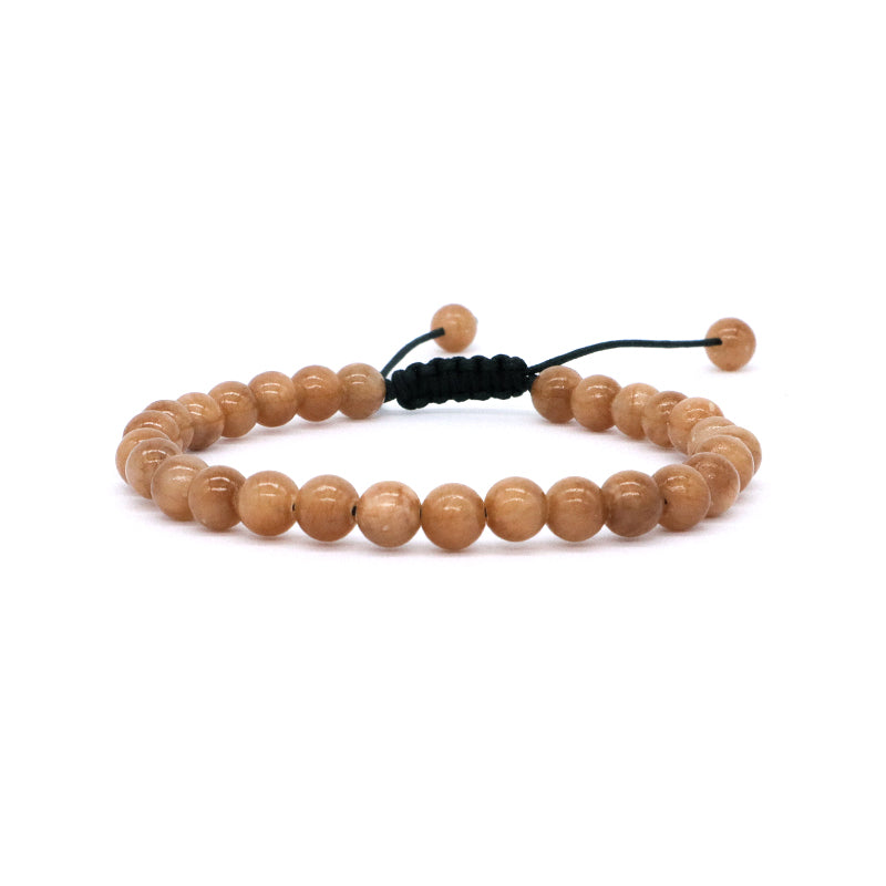 Wholesale Handmade 6mm Lemon Jade Beads Bracelet Natural Colorful Jade Chakra Strand Macrame Adjustable Bracelets For Women
