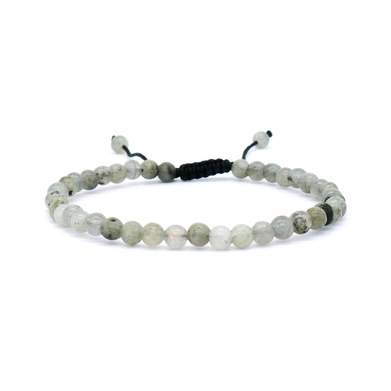 New Design Wholesale Gemstone Jewelry Indian Agate Moss Agate Beads Natural Stone Handmade Custom Macrame Bracelet For Women